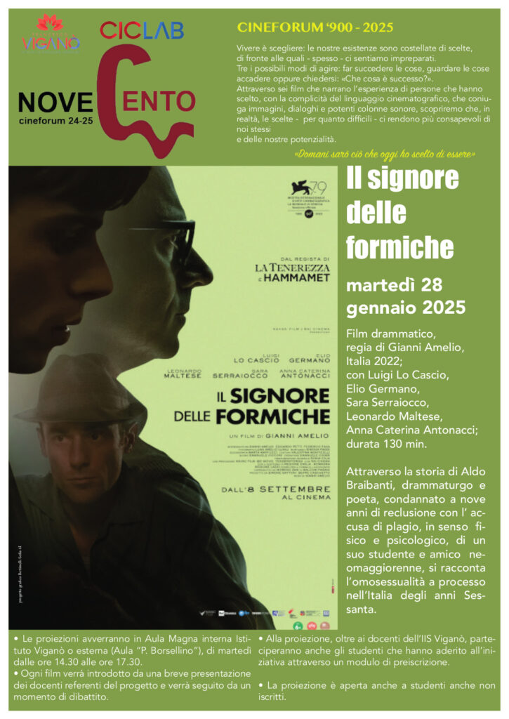 Proiezione film 28 gennaio